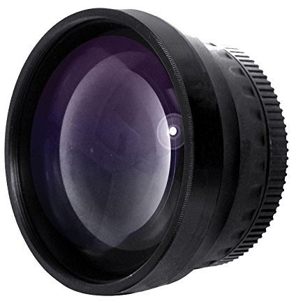 Digital Nc Ottica 0.43x Obiettivo di conversione grandangolare ad Alta Definizione Compatibile con Canon Powershot G11 (Include Adattatore per Obiettivo)