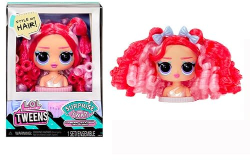 L.O.L. Surprise Tweens Surprise Swap Series - Têtes à Coiffer Comprenant de Fabuleux Accessoires et de Superbes Cheveux - Idéal pour Les Enfants de 4 Ans et Plus