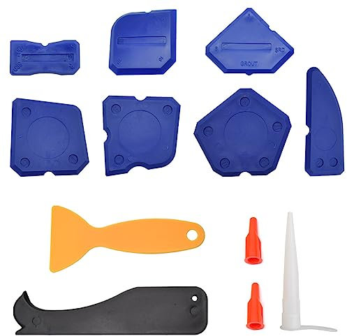 Yosawo 12 Stück Silikon Fugenglätter Set das Tool für perfekte Fugen Glätter Spachtel Werkzeug