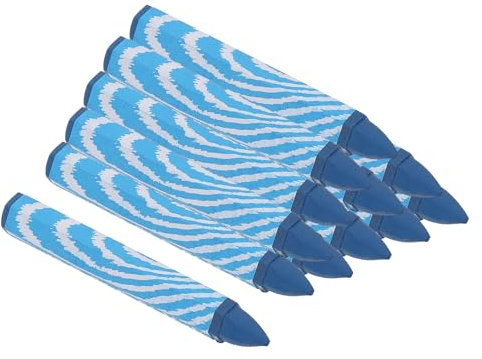 PATIKIL Crayons de Marquage pour Bois, 18 Pcs 4.1X0.6 Crayons à Dessin pour Marqueurs de Pneus en Cire pour Bois, Verre, Céramique, Cartons, Tissu, Pierre, Bleu