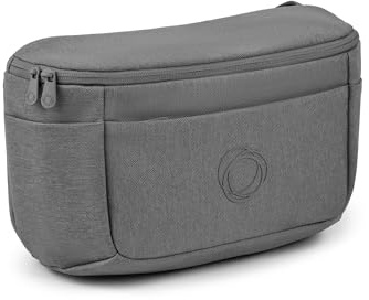 Bugaboo Multi-Pocket Compact Pushchair Organiser with Easy Access Pockets, Must-Have Accessory for All Baby Essentials in Moon Grey