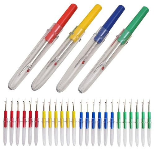 Whispern Cloud 24 Pack Seam Rippers Stainless Steel Thread Cutters
