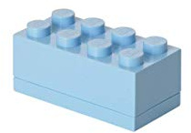 LEGO Mini Box 8, Light Blue