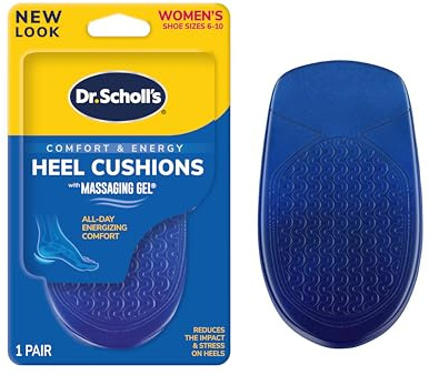 Dr. Scholl's Heel Cushions with Massaging Gel Advanced // All-Day Shock Absorption and Cushioning to Relieve Heel Discomfort (for Women's 6-10, Also Available for Men's 8-13)