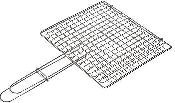 Sauvic Parrilla abombada para Carne o Pescado de 40x45 cm. sin Patas