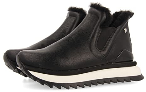 Sneakers Tipo botín Chelsea Negras para Mujer pitten