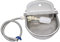 Automatic Animal Water Bowl, Stainless Steel Cattle Drinking Waterer Water Trough with Float Valve and Thread Pipe,for Horse Goat Cattle Pig Dog