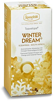 Ronnefeldt Teavelope 'Winterdream' - Kräutertee mit Orangen-Karamellgeschmack, 25 Teebeutel, 37,5 g, Menge:2 Stück