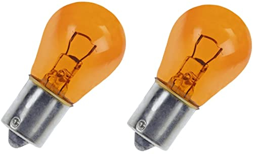 cyclingcolors 2x glühbirne 12V 10W BAU15S orange glühlampe blinker auto motorrad