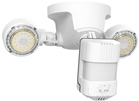 SANSI Upgraded 25W Motion Sensor Outdoor Lights 3000LM Flood Lights Outdoor, 5000K Dusk to Dawn Security Light, 4 Modes, 320°Wide Angle Illumination Super Bright for Garage Yard Patio Wired Not Solar