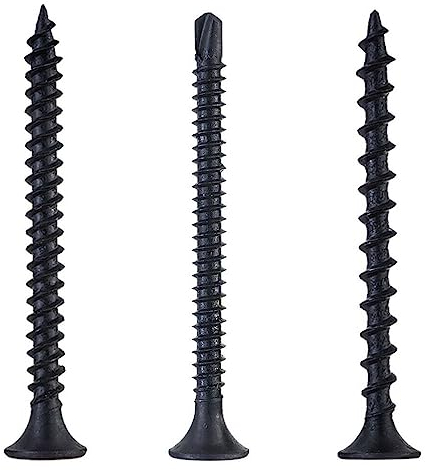 Schnellbauschrauben Schrauben für Rigips Trockenbau wahlweise mit Feingewinde Grobgewinde oder mit Bohrspitze Gipskarton Gipsplatten GK Trockenbau (4,2 x 75 mm | 250 Stück, Feingewinde)