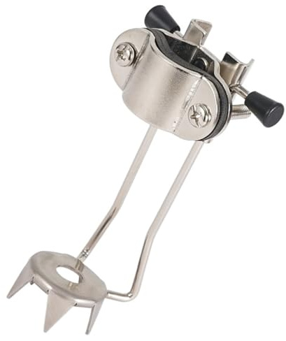 Didiseaon Embout Crampon Inoxydable pour Bâton de Randonnée Antidérapant Dents Accessoire Montagne Résistant pour Glace Neige Boue Aide Marche Sécurisée Plein Air
