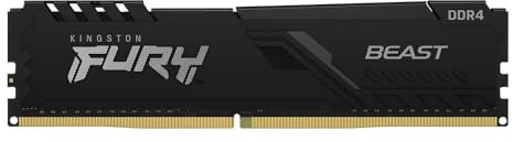 Kingston FURY Beast 32GB (4x8GB) 3600MHz DDR4 CL18 Desktop Speicher Kit mit 4 KF436C17BBK4/32