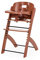 CHILDHOME, Evolutive Baby High Chair : from 6 Months to 85KG, Tablet Included, Beechwood, Cradle, Safety Harness 5 Points, Invisible Screws, Evosit Rust
