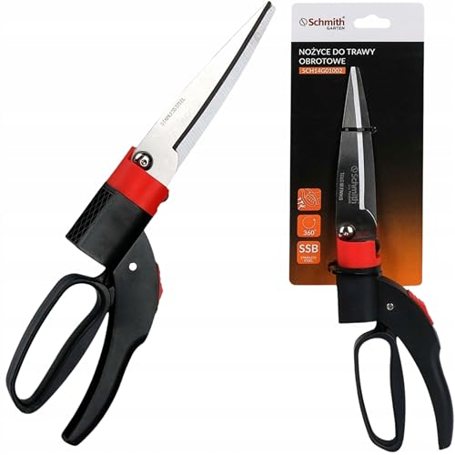 SCHMITH Cisaille à gazon avec rotation à 360 degrés