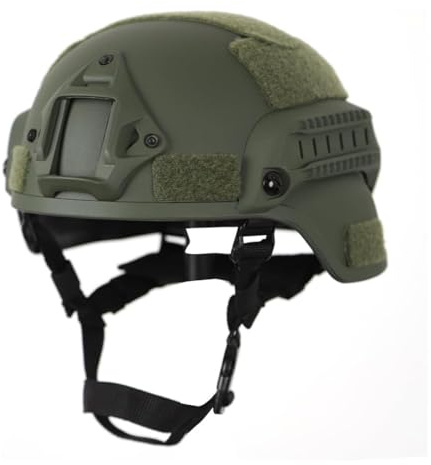 ROUASD Tactical Helmet for Mens, MICHNIJ IIIA Level Protective UHMW-PE Helmet With Wendy Suspension Waterproof Lightweight Helmet for Cosplay CS Paintball Training Outdoor Activities