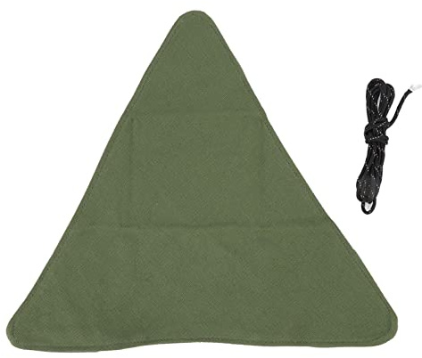 Gsycle Pallduk med stativ, bärbar hopfällbar campingstolduk, triangelduk för fiske, camping, vandring, bergsklättring (DE grön)