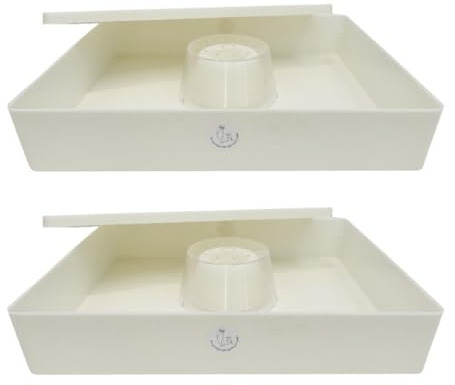 Beekeeping Supplies UK Ltd - 2 x Large Rapid Feeder for Beehives - Holds 6 Litres of Syrup each