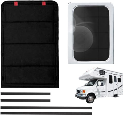 Rrlihjgu Tenda Oscurante per Finestrino Porta Roulotte,Protettore Ripiegabile Impermeabile - Parasole Oscurante Per Roulotte | Da Picnic Guida Campeggio Viaggi Parcheggio Spiaggia Parchi Avventura