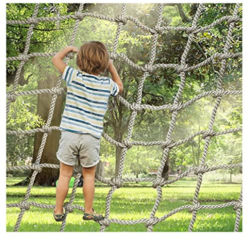 Red De Escalada para Niños Plantas Cuerda Trenzada Dia 6 Mm Malla 6Cm Red para Trepar, Infantil para Escalar Exterior Juego Jardín Parque Infantil Equipo(6mm-6cm,2X5m/6.6X13.4ft)