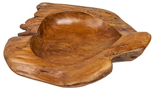 invicta INTERIOR riess-ambiente massive Schale NATURE ROOT 30cm natur Teakholz Wurzelholz