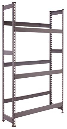 Simonrack Getränkekistenregal, 9 Kästen, Flaschenregal, Getränkekistenhalter, Kistenregal, Grau - Simonbottle