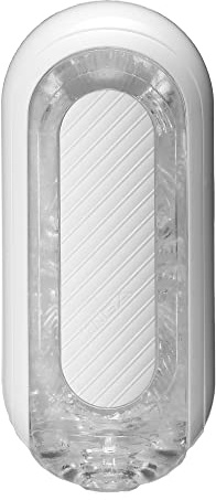 TENGA FLIP 0 (Zero) Gravity White, Reusable, Manual, Flip-Open Mechanic, with Upgraded Internal Details, Softer Elastomer for Silky and Smooth Sensation, Male Masturbator Toy, White