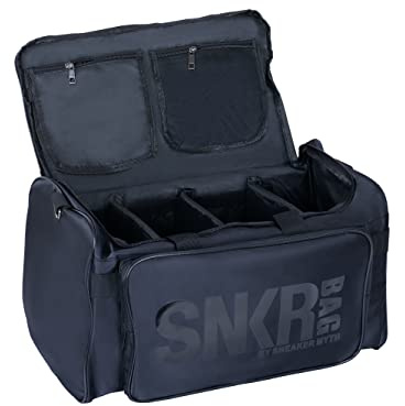 Sneaker Duffel Travel Bag for Men Shoe Bags for Travel Sneaker Bag Basketball Outdoor Sports Gym Bag Travel shoe bag With 3 Adjustable Compartment Dividers Travel Shoe Bags for Travel Men (black)