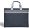 Cosysparks A4 Office Dokumententasche mit Griff, tragbare dokumententasche a4 Männer aktenmappe a4 mit reißverschluss wasserdichte Oxford Dokumententasche mit griff für Büro Meetings Reisen (Grau)