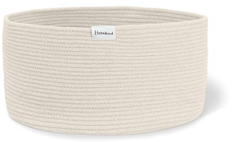 Ehrenkind® Aufbewahrungskorb – Spielzeugkorb für Kinder | In 3 Größen & Farben | Robustes Seilmaterial | Ideal als Wäschekorb oder Spielzeugaufbewahrung | 32x30x20 cm | Natur