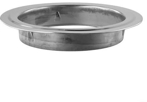 FUBESK Flangia rotonda per tubi in acciaio inox a parete flangia connettore per sistemi di ventilazione (150 mm)