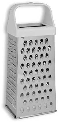 ROLLER Küchenreibe - Vierkantreibe - Edelstahl - 19 cm