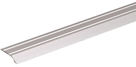 Alberts 490584 Profilé de finition | percé | aluminium, couleur acier inoxydable, anodisé | 900 x 39 mm