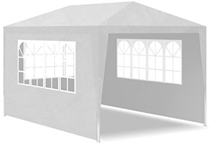 Festnight Tonnelle de jardin/Tente de Réception Chapiteau Blanc 3x4m