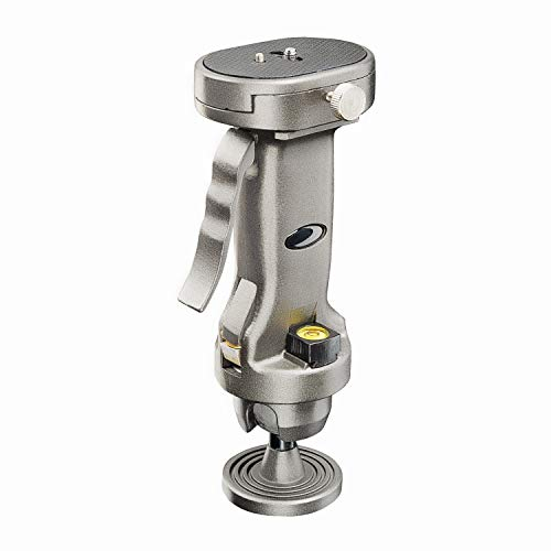 Mantona Basic ActionShot Stativkopf – Joystick 3D-Neiger Kugelkopf aus Aluminium, Traglast 4 kg, Höhe 22,5 cm, Gewicht 825 g, 360° drehbar, 90° umlegbar, schnell, stabil und funktional