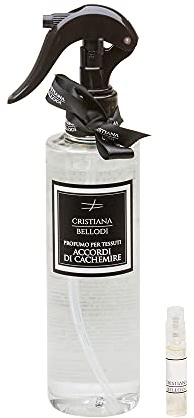 Spray Perfumado para Tejidos Ropa y Superficies 90% Alcohol Desnaturalizado Spray Difusor de Aromas Armario Ropa 250 ml Acuerdos de Cachemira