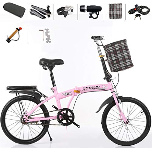 TYXTYX 20 Zoll Faltrad Folding Bike 6 Gang Klapp Fahrrad Nabendynamo Rücktritt,Fahrrad Faltrad leicht, Cityräder für Damen & Herren