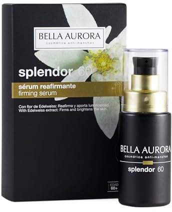 BELLA AURORA - Splendor +60, Sérum Hidratante y Reafirmante, para Rostro, Cuello y Escote, Disminuye Arrugas Profundas, 30 ml