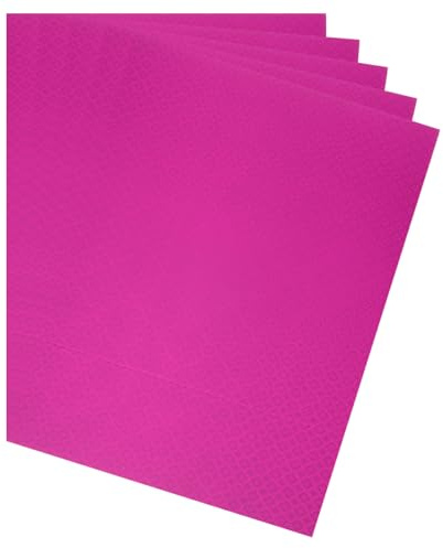 MECCANIXITY 20PCS Holographic Cardstock, 11.7 x 8 Iridescent Paper Sheets, Shiny Reflective Board Sheets for Gift-Wrap, Card Craft, Square Rose Red