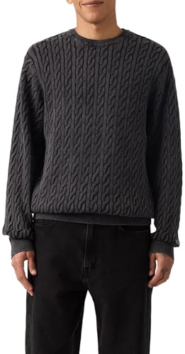 Levi's Presidio Crew Cable Rib Pirate Black GD, Cable Rib Pirate Bla, L