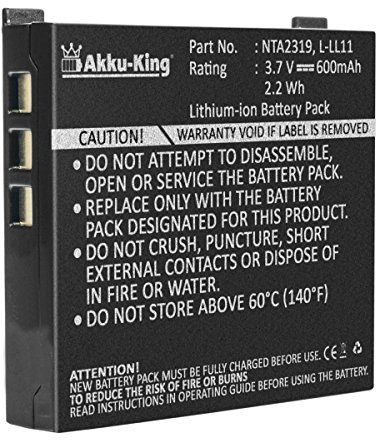 Akku-King Akku kompatibel mit Logitech L-LL11 - Li-Ion 600mAh - für G7 Laser Maus, MX Revolution