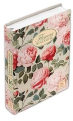 Pigna Skoldagbok 16 månader Nature Flowers, 448 sidor, vadderad kartongomslag, format 11,8 x 16,5 cm, personlig dagbok, fri datumangivelse, motiv pion, förpackning 1