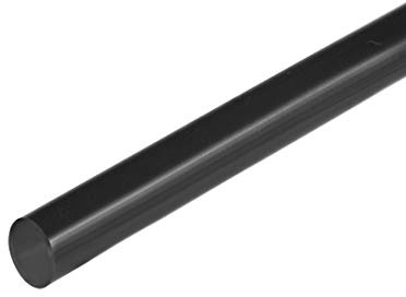 sourcing map Silikonrör, 5 mm (3/16 tum) ID x 7 mm (1/4 tum) OD 10 fot flexibel silikongummislang luftslang vattenrör för pumpöverföring svart