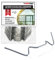 AWAPRO® - Pinzas de acero inoxidable para invernadero - 50 unidades - Abrazaderas de invernadero de alta tensión - Accesorios de invernadero - 95 x 30 mm - 1,6 mm de grosor