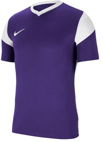 Nike Park Derby III, Maglietta a Manica Corta Uomo, Viola (Corte Viola/Bianco), S