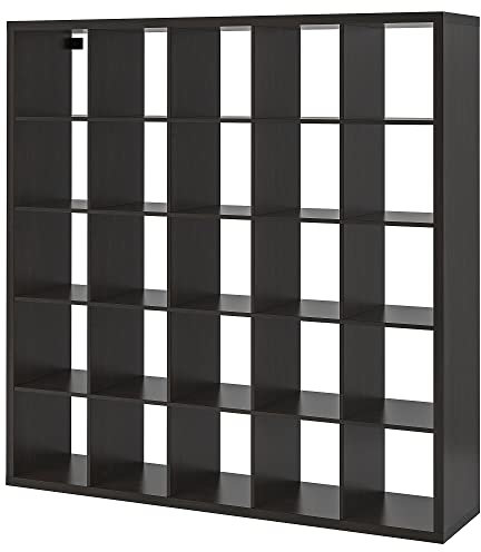 Ikea KALLAX Regal 182x182 cm, schwarz-braun