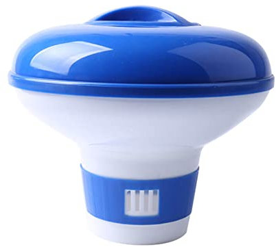 Simbassäng flytande klor tabletter dispenser 18 cm automatisk kemisk surfplattehållare läkemedelslåda för badkar spa plaskdamm vattenpark rengöring