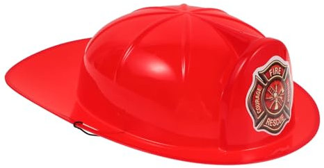 JOINPAYA Feuerwehrmann-kostümhut für Kinder Weicher Kunststoff Feuerwehrhelm-zubehör für Jungen Feuerwehrmann-partygeschenke für Jungen und Mädchen
