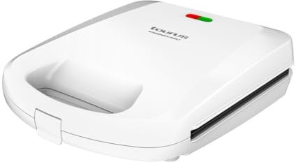 Taurus - Appareil à croque-monsieur MySandwich Family 1200W | 4 sandwiches | Surface 26 x 22 cm | Contrôle automatique température | Plaques aluminium | Compact | Sans PFOA ni BPA