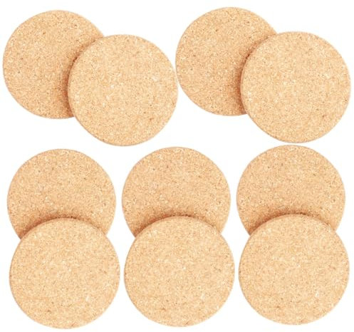 ibasenice 10pezzi Tappetini per Vasi Sottobicchieri Antiscivolo per Protezione per e Assorbenti e